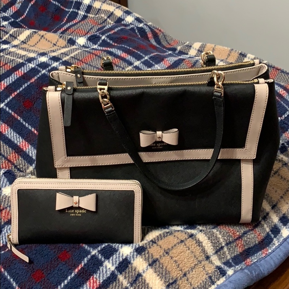 Kate Spade Hazel Court Tote w/ matching wallet
